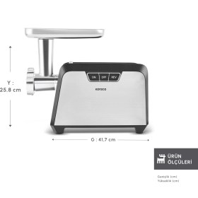 Resim Karaca Inox Kıyma Makinesi 2000W 