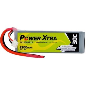 Resim Power-Xtra 7.4v 2200 MA 2S Lipo Pil - Lipo Batarya 30 C 