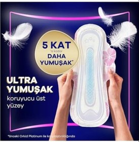 Resim Orkid Platinum Hijyenik Ped Gece Ekstra Boy 4 5 Adet Ped 