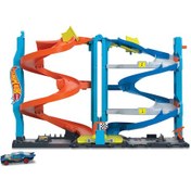 Resim Hot Wheels Dönüşen Heyecanlı Yarış Kulesi - HKX43 