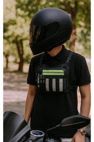 Resim Çanta Sepetim Reflektörlü Motosiklet Göğüs Çantası 