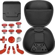 Resim Complete Component Pack for Xbox Elite Wireless Controller Series 2 package Includes 1 Carrying Case 1 Dock, 4 Paddles, 2 DPads, 6 Thumbsticks,1Tool, for Xbox One Elite Series 2 Core Replacement Parts 