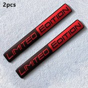 Resim 2 adet Sınırlı Sayıda Rozet Metal Rozetler Çıkartma Sticker Otomatik Yarış Spor Rozeti Arka Bagaj Yan Çamurluk Araba Motosiklet Çıkartmaları Aksesuarları 