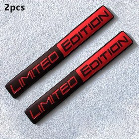 Resim 2 adet Sınırlı Sayıda Rozet Metal Rozetler Çıkartma Sticker Otomatik Yarış Spor Rozeti Arka Bagaj Yan Çamurluk Araba Motosiklet Çıkartmaları Aksesuarları 