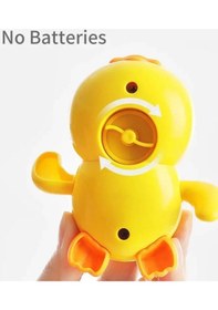 Resim Kurmalı Yüzen Ördek Banyo Oyuncağı 