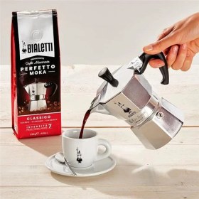 Resim AyrStore - Moka Express: 3 Cups Ocak Üstü Espresso Pişirici - 130ML - Gümüş Renk - Alüminyum Gövde - 