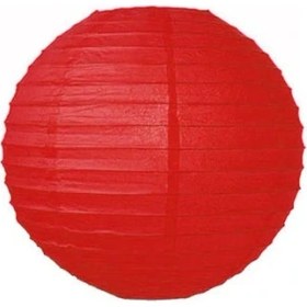 Resim Dekoratif Çin Feneri – Kağıt Lamba - Kırmızı 