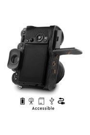 Resim MegaGear Fujifilm X-T3 Hakiki Deri Kamera Kılıfı 