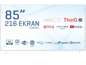 Resim Onvo OV85500 4K Ultra HD 85" 216 Ekran Uydu Alıcılı webOS Smart LED TV Onvo OV85500 4K Ultra HD 85" 216 Ekran Uydu Alıcılı webOS Smart LED TV