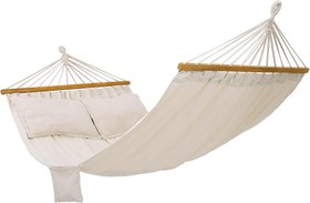 Resim Songmics GDC22M hamak, dış mekan çok kişilik, çubuk hamak, 200 x 150 cm, TÜV Rheinland, 300 kg, bej Outlet 