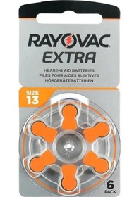 Resim Rayovac 13 Numara Kulaklık Pili 6'lı Paket 
