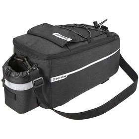 Resim Yuntech01 Doorslay Özel Tasarım Sıcaklık İzolasyonlu Su Geçirmez Bisiklet Bagaj Çantası Siyah - Yansıtıcı Öğeler Ve Büyük Kapasite İle Uzun Yollara Uygun Siyah 