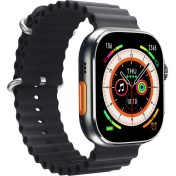 Resim Thull Tw2-01 Pro Siyah Kasa Akıllı Saat + Orange Slıkon Kordon 