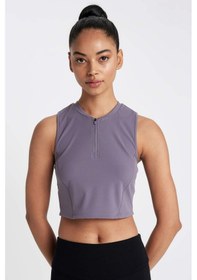 Resim DeFactoFit Crop Bisiklet Yaka Sporcu Atlet D0638AX24AUPR466 