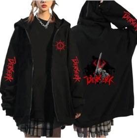Resim GALASHOP Berserk Anime Fermuarlı Hoodie Model 106 
