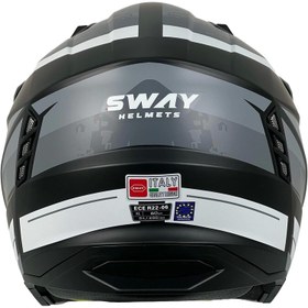 Resim Sway X1-x Seul Track Modüler Full Face Çene Sökülebilen Motosiklet Kaskı 