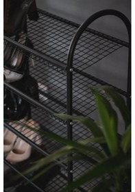 Resim DEKORATİF 5 RAFLI METAL AYAKKABILIK Siyah 