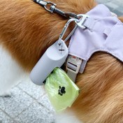 Resim 1 adet Pet Zone Silikon Köpek Kaka Torbası Dispenseri, Ekli El Serbest Tote ile, Taşınabilir Evcil Hayvan Atık Torbası Tutucu, Açık Hava Kullanımı İçin, Evcil Hayvan Sahipleri İçin Kolay Erişim Dispenseri 
