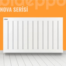 Resim bideppo.com Nova Serisi Yükseklik 60 cm Genişlik 42 Dilim (355 Cm) Alüminyum Radyatör 