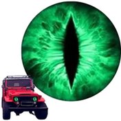 Resim Canavar Gözler Far Çıkartmaları 3d Stereo Yuvarlak Gözler Far Süslü Çıkartmalar Amerika Birleşik Devletleri Style 3 1 ADET 