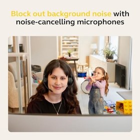 Resim Jabra Engage 55 Stereo Kablosuz Kulaklık Bağlantılı 400 USB-A DECT Adaptör - Gürültü Önleyici Mikrofon, Kapsamlı Aralık, İşitme Koruması - MS Teams sertifikalı, diğer tüm platformlarla çalışır - Siyah 