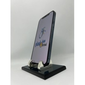 Resim Gündoğan Kristal Telefon Tutacağı Füme Cam ve Metal Ayak Aksesuarlı 