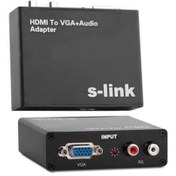 Resim HDV11 Hdmı to Vga 1m Çevirici S-Link