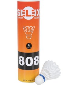 Resim Selex 808 Badminton Topu 6'lı 