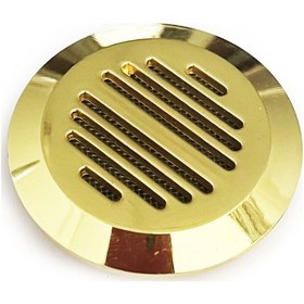 Resim Humidor Puro Kutusu Nemlendirici Haznesi Yuvarlak Metal Sarı 37 MM 