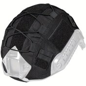 Resim 1 adet Kask Kılıfı - Hızlı Takma FAST Bağlantısı, Ayarlanabilir Elastik Halat, Gelişmiş Kamuflaj Teknolojisi - Avcılık, Taktik ve Outdoor Aktiviteler İçin Temel Ekipman 