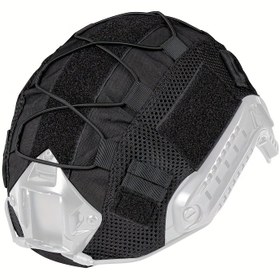 Resim 1 adet Kask Kılıfı - Hızlı Takma FAST Bağlantısı, Ayarlanabilir Elastik Halat, Gelişmiş Kamuflaj Teknolojisi - Avcılık, Taktik ve Outdoor Aktiviteler İçin Temel Ekipman 