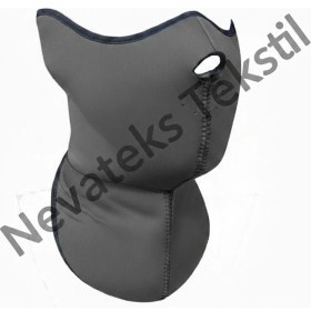 Resim Nevateks Tekstil Motosiklet Scooter Bisiklet Kışlık Maske Kulaklı Gri 