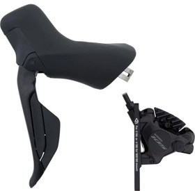 Resim Shimano 105 ST-R7170, BR-R7170 Di2 Sol-Ön H.Disk Fren/Vites Kolu Seti 