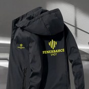 Resim Erkek & Unisex (çift) 1907 Finn Detaylı Rüzgar Geçirmez Ceket - Dayanıklı Kapüşonlu Kışlık Mont, Kayak, Snowboard ve Açık Hava Aktiviteleri İçin Makinede Yıkanabilir - Cepli, Günlük Geometrik Desen (Erkek Dış Giyim) 