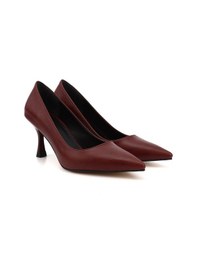 Resim Gönderi(R) Gönderi R Bordo Sivri Burun Kadeh Ökçe Stiletto Bordo 