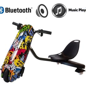 Resim CityMate Drift Car Elektrikli Kaykay Hoverboard Kask Dizlik Hediyeli Bluetoothlu 
