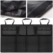 Resim baffhome Araç Içi Bagaj Eşya Düzenleyici Oto Bagaj Fileli Organizer 8 Cepli 