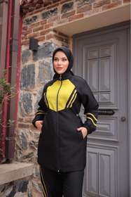 Resim MİMİ Luxury Wear Kadın Tesettür Eşofman Takımı, Alt-üst Takım Fermuarlı 