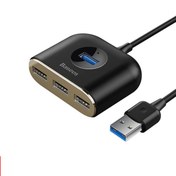 Resim Baseus Square round 4in1 USB HUB Adaptör 