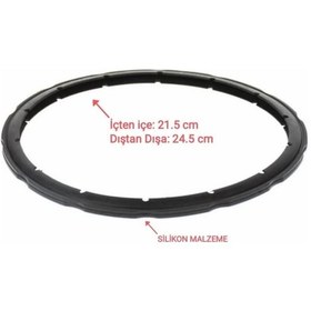 Resim Tefal Clipso Uyumlu Düdüklü Tencere Lastiği 4.5 - 6 L silikon 