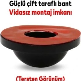Resim Karokstore Silikon Kapı Stoperi Tamponu Yapışkanlı Siyah Kapı Kolu Stopu Sessiz Stop 