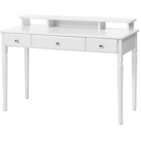 Resim Tyssedal Makyaj Masası, Beyaz Renk 120x51 Cm Çekmeceli 