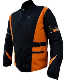 Resim Xspeed Eon 4 Mevsimlik Korumalı Uzun Motosiklet Montu Turuncu Siyah 
