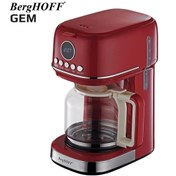 Resim Gem Retro 15 Bardak Vanilya Kırmızı Filtre Kahve Makinesi Berghoff