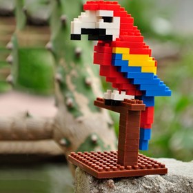 Resim Wisehawk elmas mini yapı blokları hayvan oyuncak çantası ile köpek, kedi, kuş serisi, çocuk hediyesi etkinlikler, yaratıcı oyun sevimli tasarım minifigür pürüzsüz kenarler güvenli malzeme doğum günü sürpriz ailesel eğlence 