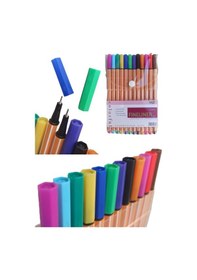 Resim Fineliner 0,4 Ml, 12 Renk Keçeli Kalem, Ince Uçlu Yazı Çizim Ispirtolu Kalem 