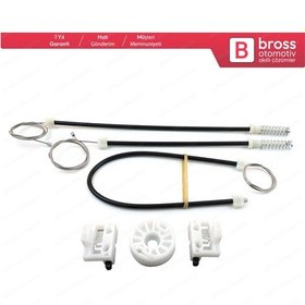 Resim Chevrolet Cruze MK1 2008-2016 İçin Ön Sol Cam Kriko Tamir Seti 