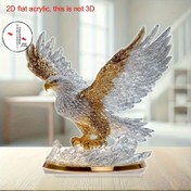 Resim 2D Düz Dekor | Yayları Açan Kartal Masaüstü Akrilik Süs - Yatak Odası, Oturma Odası ve Ofis İçin Mükemmel Seçim | Ev, Kafe, Düğün, Mezuniyet, Yıl Dönümü, Noel, Cadılar Bayramı, Paskalya, Şükran Günü Dekorasyonu için Uygun 