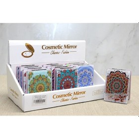Resim Mandala Desenli Hareketli Sulu El Aynası Renkli 48249409 