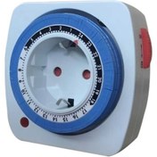 Resim Mekanik Zaman Ayarlı Saatli Priz Zaman Saati Programlı 